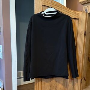 Frank & Eileen Classic Black Knit Top